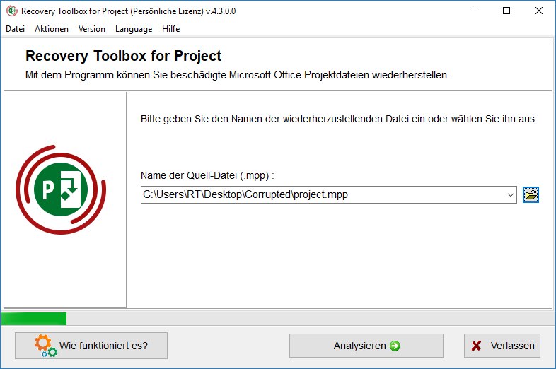 wie man eine beschädigte mpp öffnet