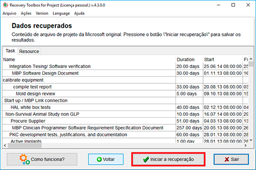 visualizador de arquivos MPP gratuito